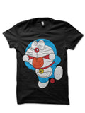 Doraemon Crazy Face Black T-Shirt Hoodie, Sweatshirt | PureTeeCo.com