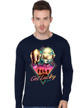 Get Lucky Full Sleeve T-Shirt Hoodie, Sweatshirt | PureTeeCo.com
