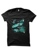 Tree Spirits Black Half Sleeve T-Shirt Hoodie, Sweatshirt | PureTeeCo.com
