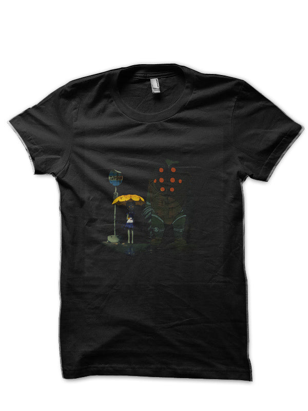 Bioshock Big Friend Black Half Sleeve T-Shirt Hoodie, Sweatshirt | PureTeeCo.com