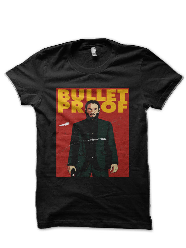 Bullet Proof Black Half Sleeve T-Shirt Hoodie, Sweatshirt | PureTeeCo.com
