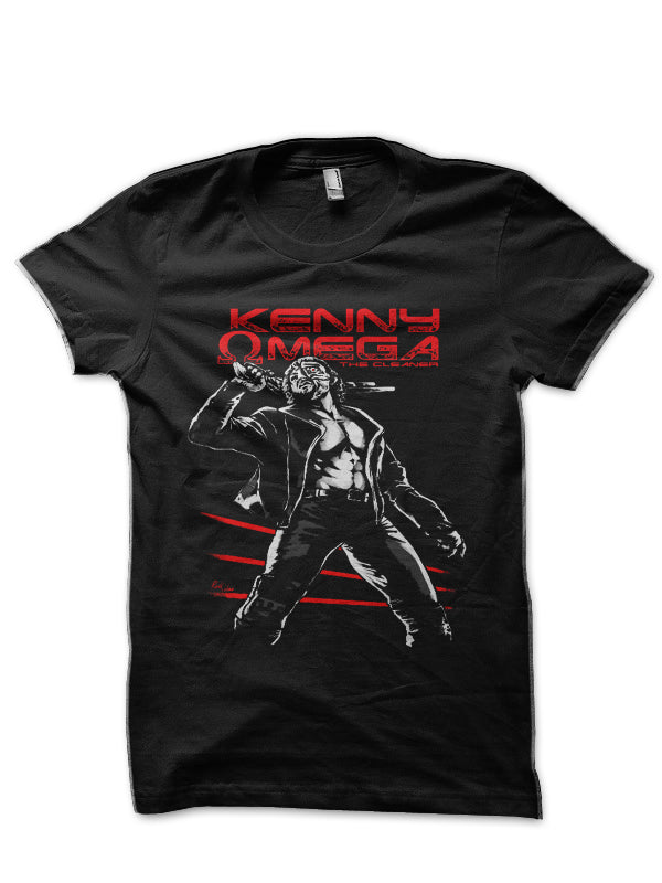 Kenny Omega The Cleaner Black Half Sleeve T-Shirt Hoodie, Sweatshirt | PureTeeCo.com