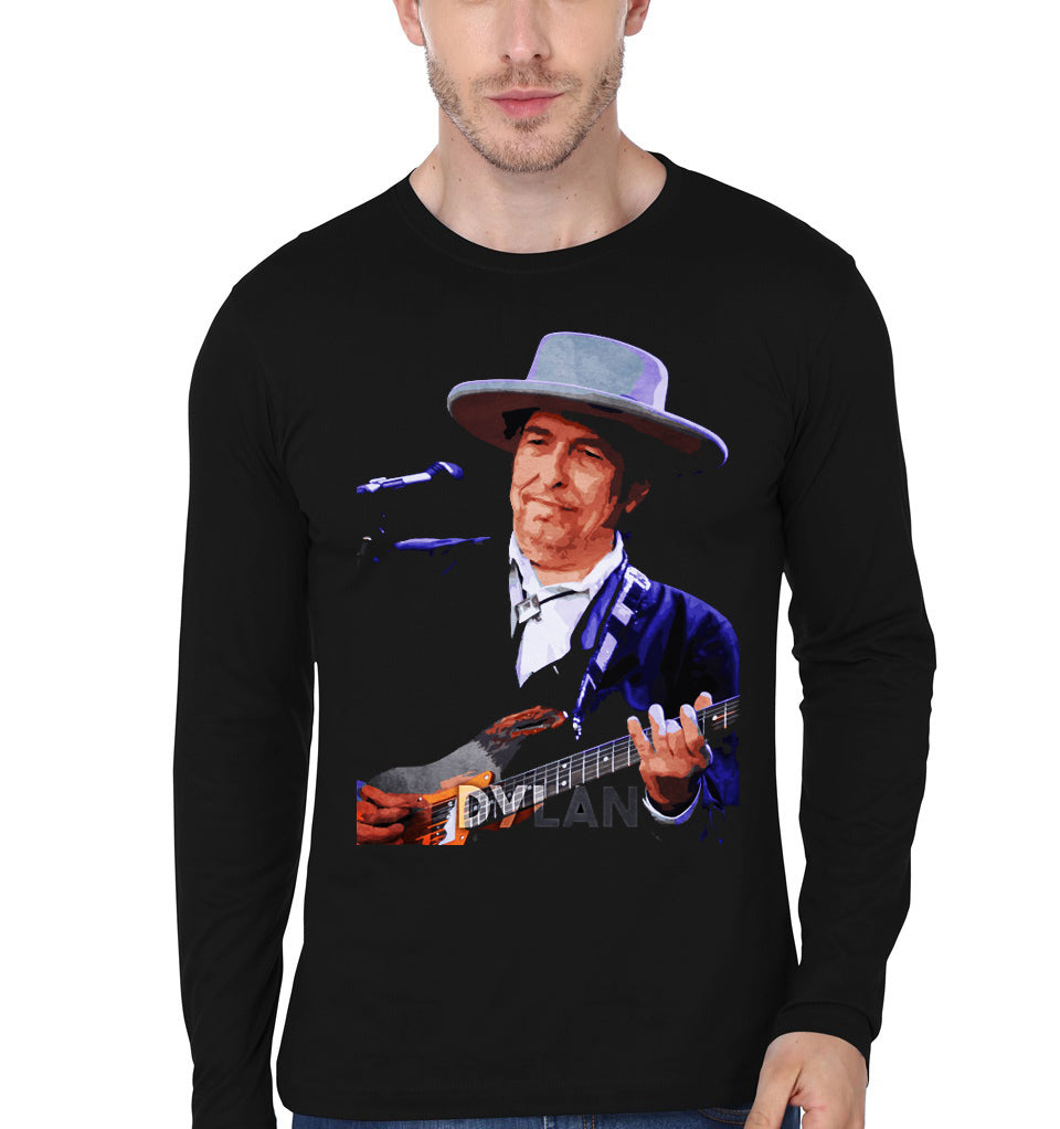 Dylan Black Full Sleeve T-Shirt Hoodie, Sweatshirt | PureTeeCo.com