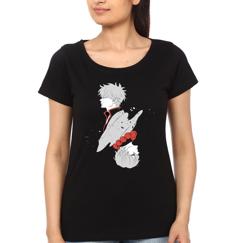 Gin Tama Girls Black  T-Shirt Hoodie, Sweatshirt | PureTeeCo.com