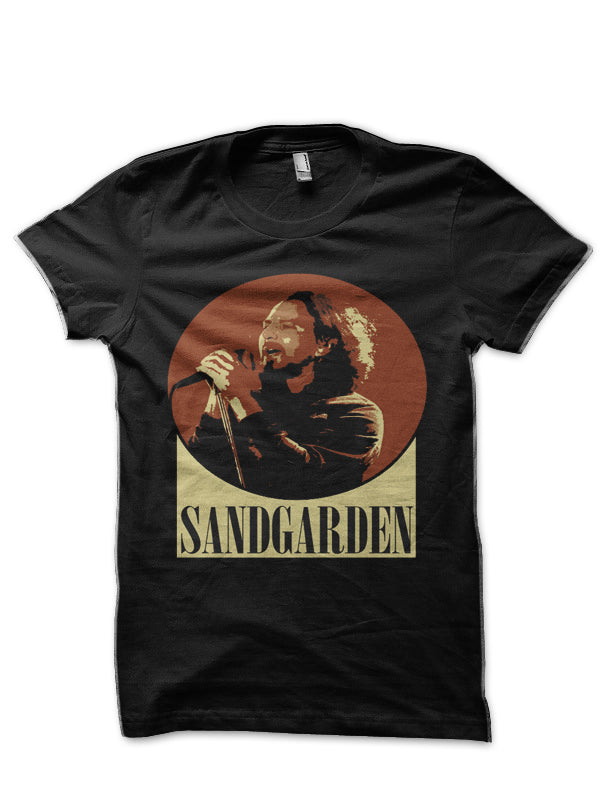 Sandgarden with Cheddar Audioslave Black Half Sleeve T-Shirt Hoodie, Sweatshirt | PureTeeCo.com