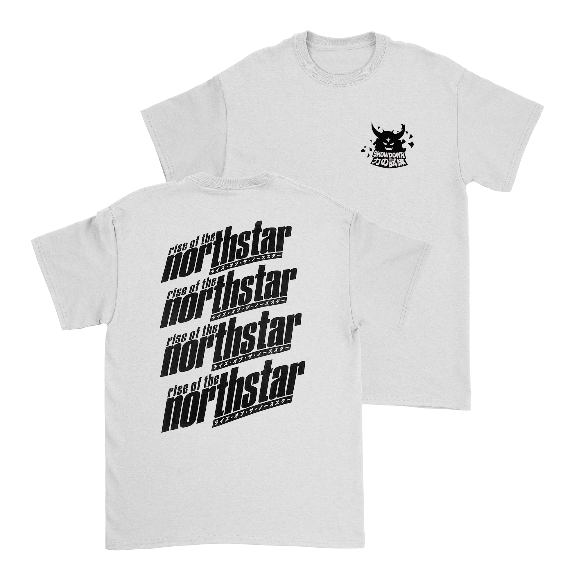 Rise of the Northstar - Showdown T-Shirt (White) Hoodie, Sweatshirt | PureTeeCo.com (Image 1)