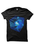 Tesseract Black Half Sleeve T-Shirt Hoodie, Sweatshirt | PureTeeCo.com
