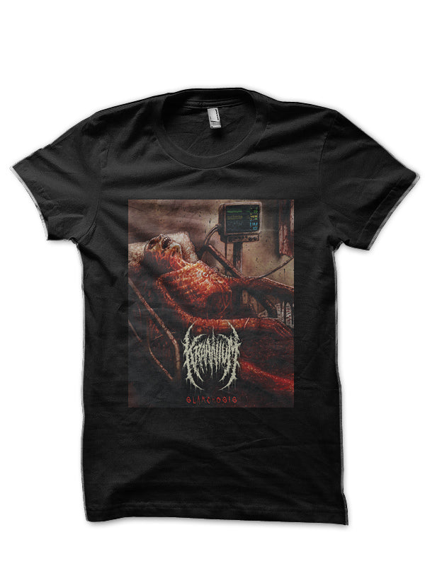 Kraanium Band Black Half Sleeve T-Shirt Style003 Hoodie, Sweatshirt | PureTeeCo.com