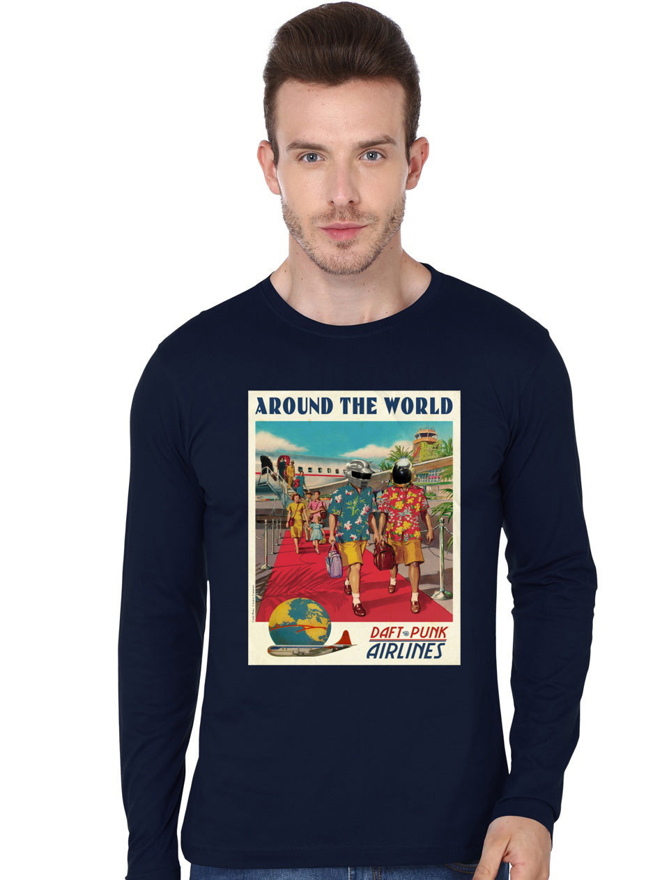 Around the world Full Sleeve T-Shirt Hoodie, Sweatshirt | PureTeeCo.com