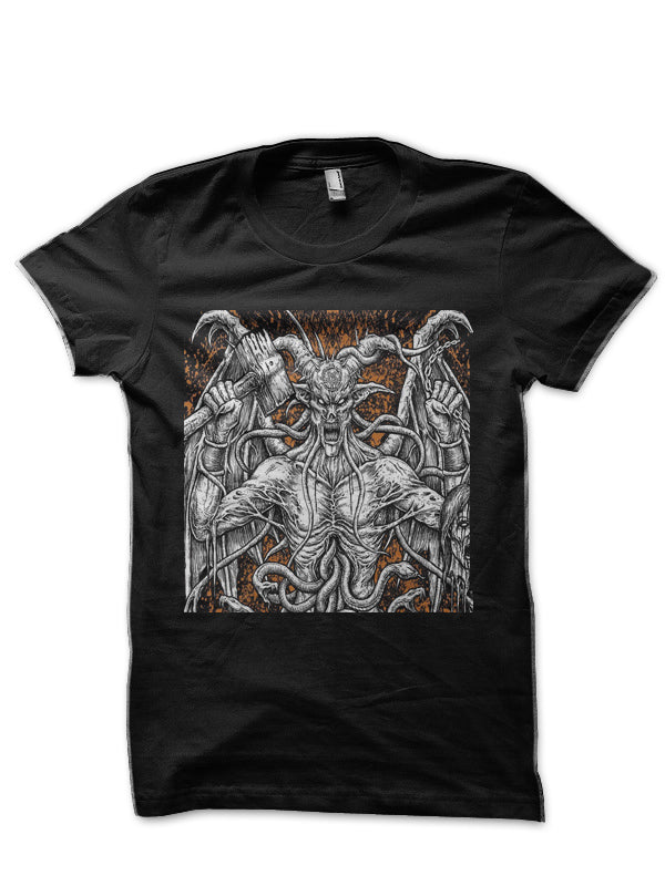Kraanium Band Black Half Sleeve T-Shirt Style001 Hoodie, Sweatshirt | PureTeeCo.com