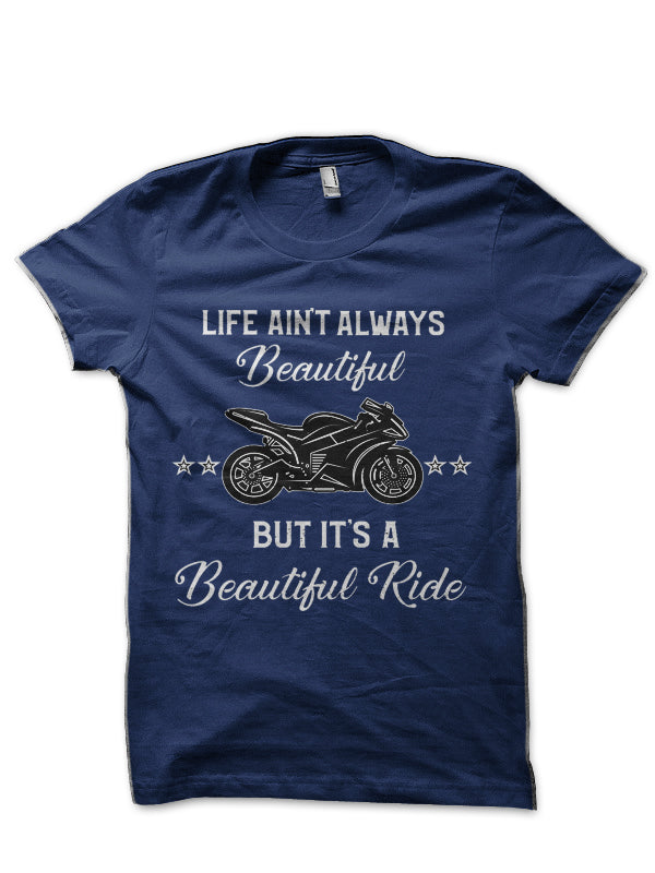 Hayabusa Motorcycle Sportbike Lifeâ€™s a Beautiful Ride Half Sleeve T-Shirt Hoodie, Sweatshirt | PureTeeCo.com