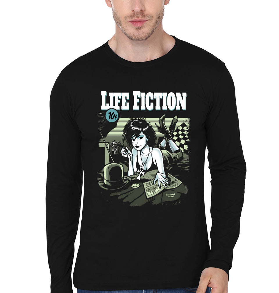 Life Fiction Full Sleeve T-Shirt Hoodie, Sweatshirt | PureTeeCo.com