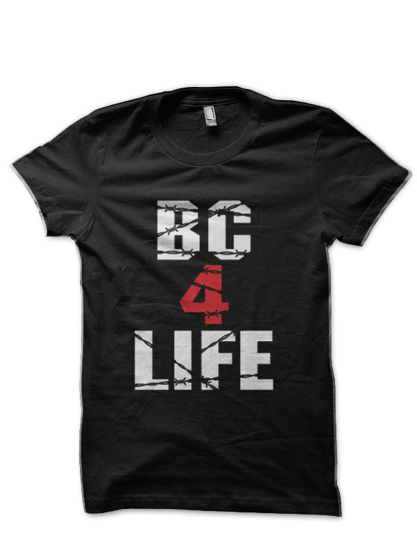 BC 4 Life Black Half Sleeve T-Shirt Hoodie, Sweatshirt | PureTeeCo.com