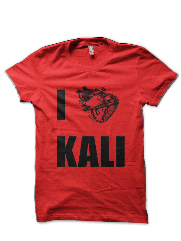 I Love Kali Half Sleeve T-Shirt Hoodie, Sweatshirt | PureTeeCo.com