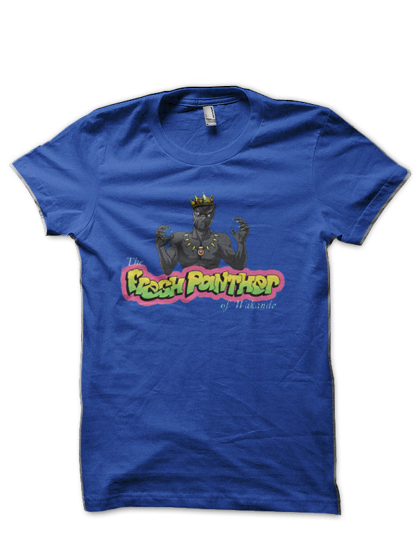 The Fresh Panther of Wakanda Royal blue T-Shirt Hoodie, Sweatshirt | PureTeeCo.com