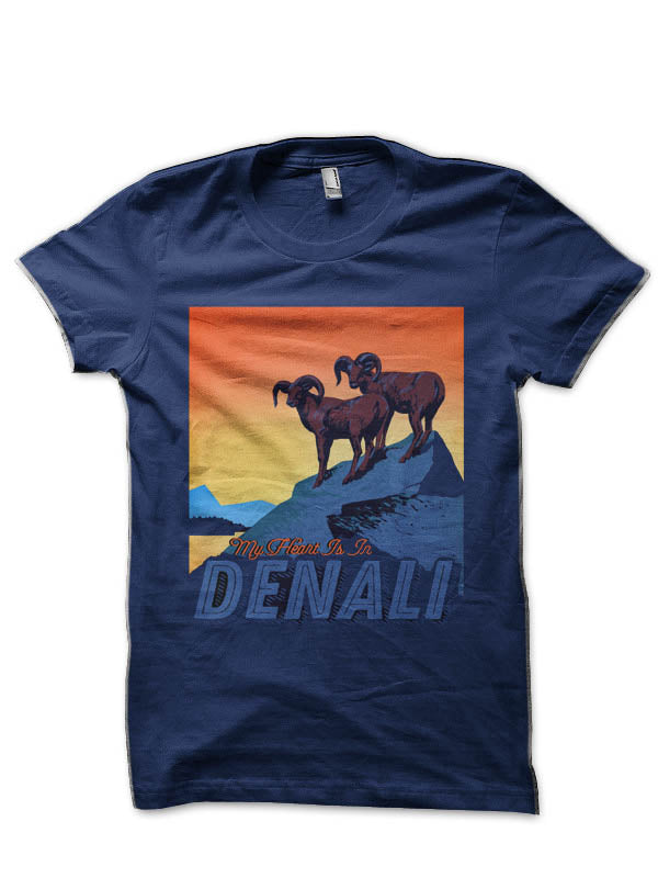 Denali National Park Half Sleeve  T-Shirt Hoodie, Sweatshirt | PureTeeCo.com