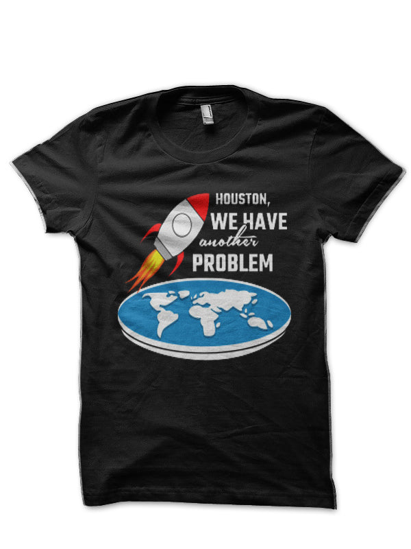 Funny Flat Earth Black Half Sleeve T-Shirt Hoodie, Sweatshirt | PureTeeCo.com