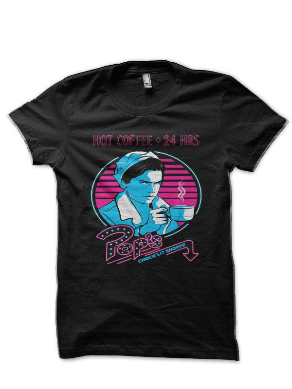 Jughead In Pops Black T-Shirt Hoodie, Sweatshirt | PureTeeCo.com