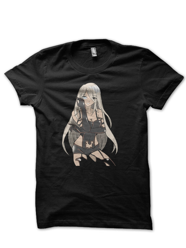 NieR: Automata Black Half Sleeve T-Shirt Hoodie, Sweatshirt | PureTeeCo.com