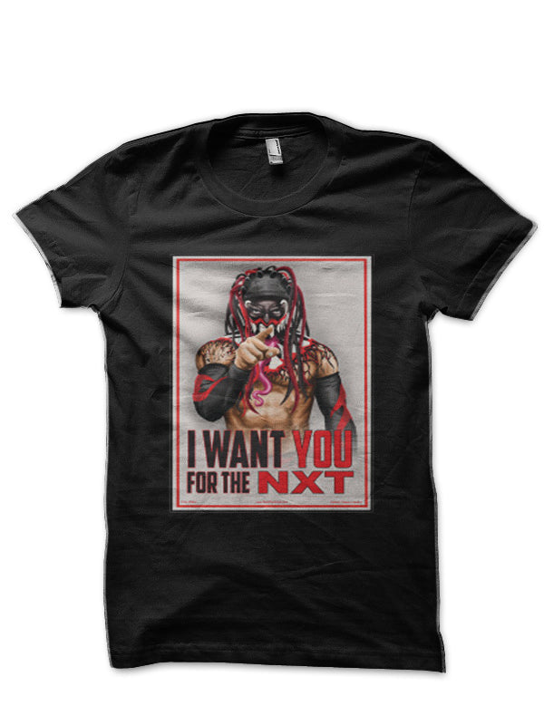 Finn Balor Black Half Sleeve T-Shirt Hoodie, Sweatshirt | PureTeeCo.com