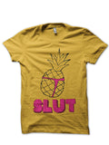 Slut Yellow T-Shirt Hoodie, Sweatshirt | PureTeeCo.com