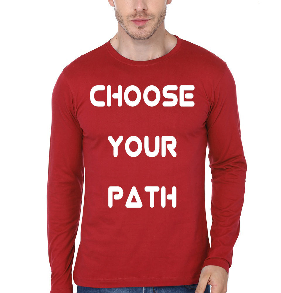 Choos Your Path Full Sleeve T-Shirt Hoodie, Sweatshirt | PureTeeCo.com