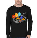 Busted Ghost Full Sleeve T-Shirt Hoodie, Sweatshirt | PureTeeCo.com