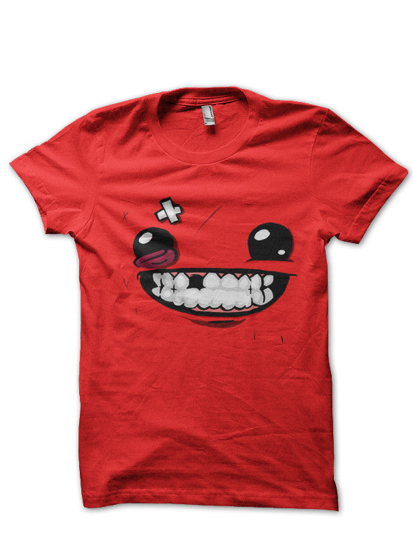 Super Meat Boy Red T-Shirt Hoodie, Sweatshirt | PureTeeCo.com