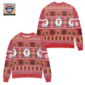 Tennents 1985 Centenary Lager Ugly Christmas Sweater Red
