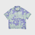 Tess Floral Slub Shirt - Baby Lilac Combo Hoodie, Sweatshirt | PureTeeCo.com (Image 1)