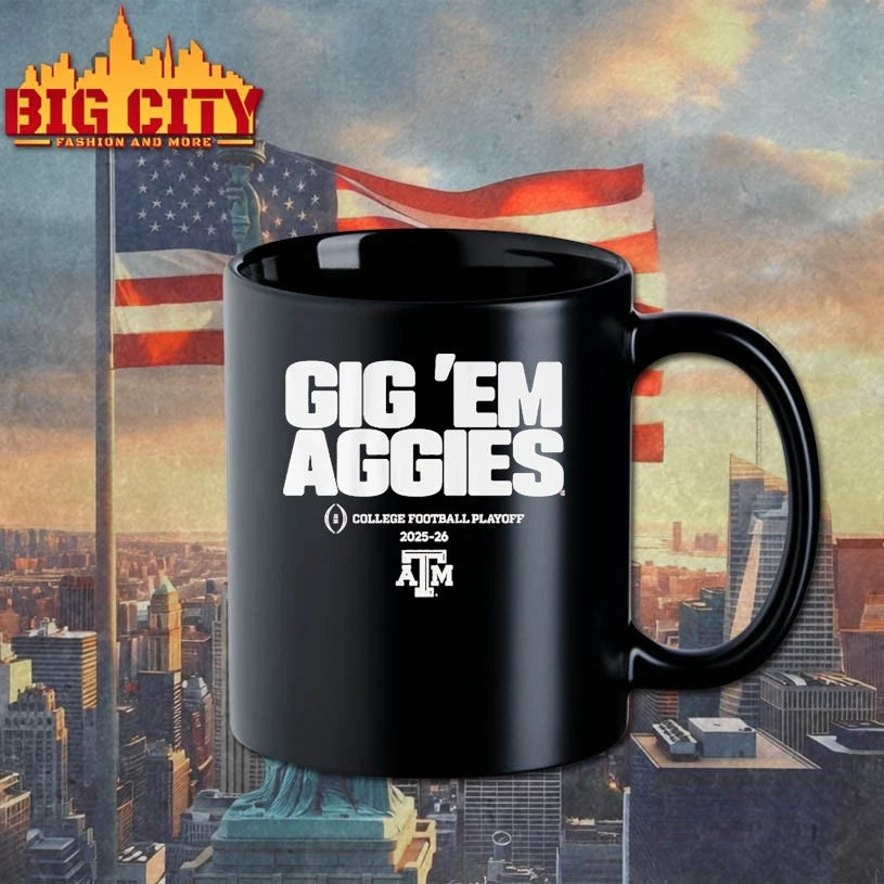 texas A&amp;M Aggies Gig ’em aggies 2025 CFB Team Slogan shirt