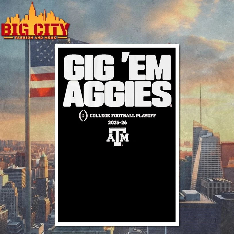 texas A&amp;M Aggies Gig ’em aggies 2025 CFB Team Slogan shirt