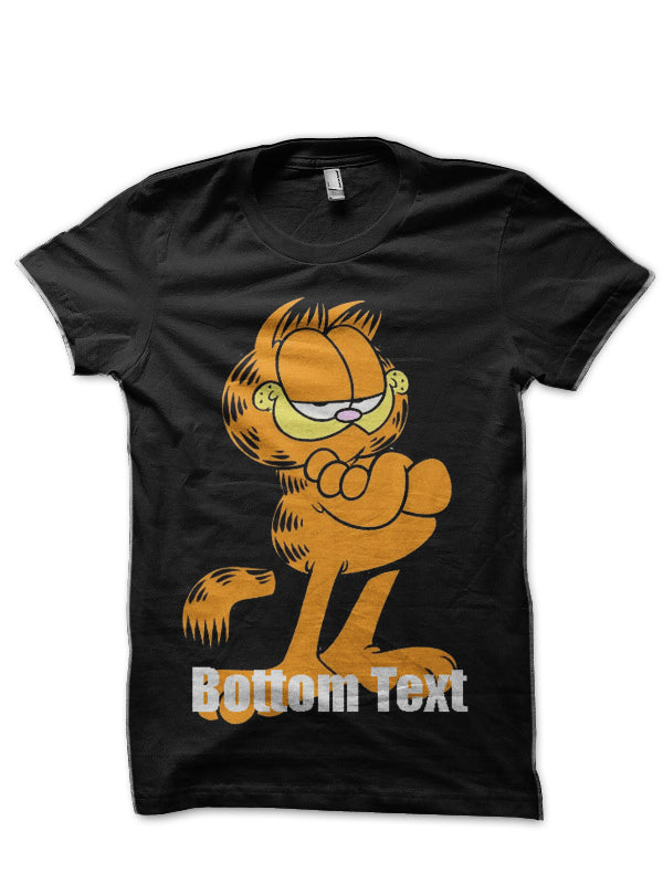 Garfield Black T-Shirt Hoodie, Sweatshirt | PureTeeCo.com