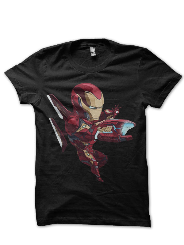 Thanos Buster Ironman Black T-Shirt Hoodie, Sweatshirt | PureTeeCo.com