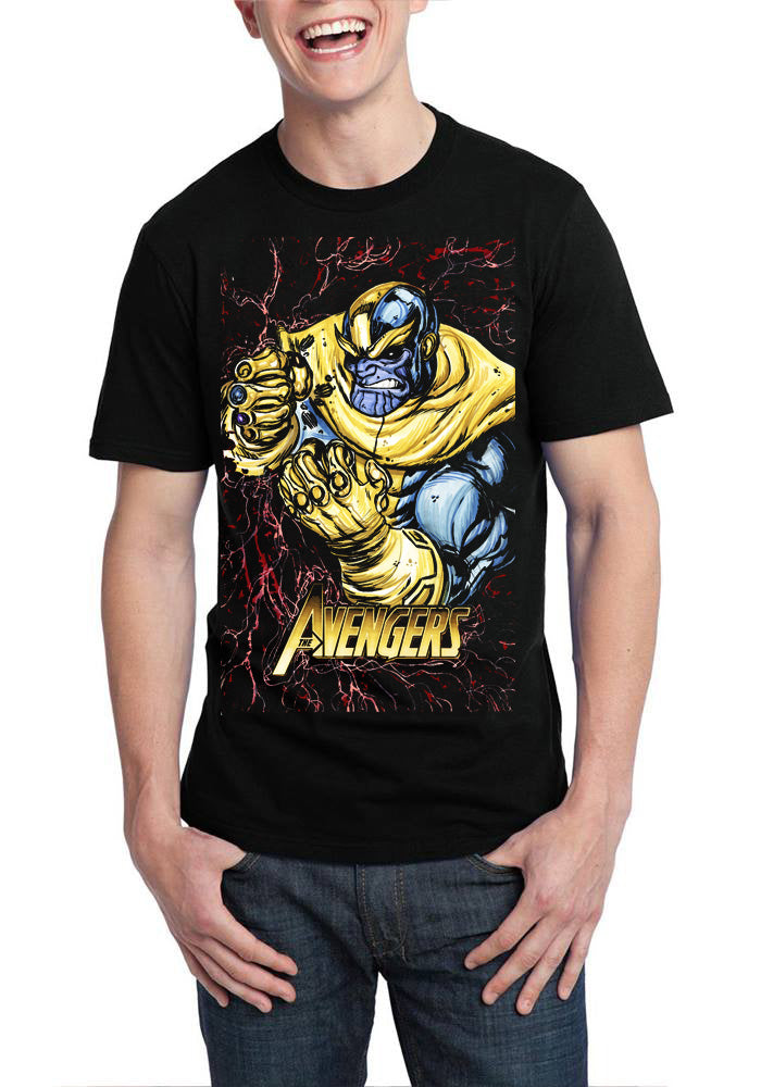 Avengers Vs Thanos Black T-Shirt Hoodie, Sweatshirt | PureTeeCo.com