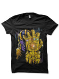 Thanos Infinity Gauntlet  Black T-Shirt Hoodie, Sweatshirt | PureTeeCo.com