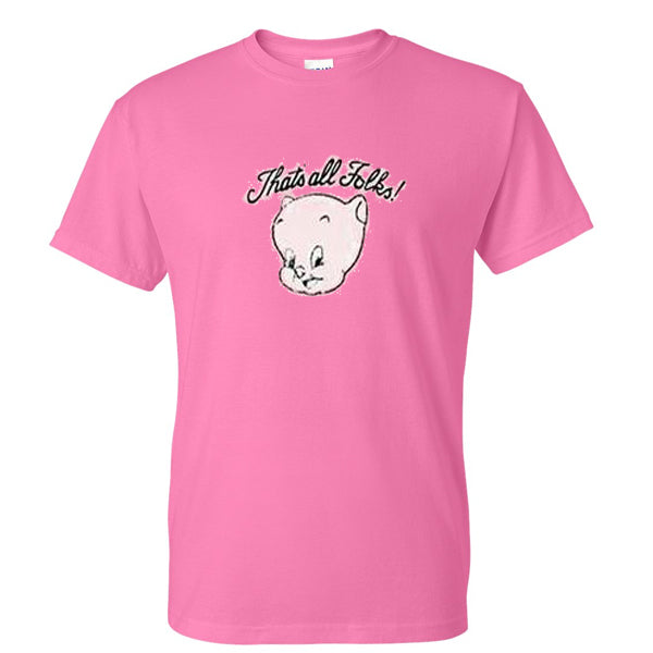 that’s all folks pig tshirt Hoodie, Sweatshirt | PureTeeCo.com
