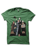 Minimalist Addams Family Green T-Shirt Hoodie, Sweatshirt | PureTeeCo.com