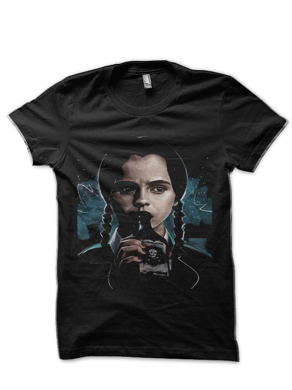 Wednesday Addams Black T-Shirt Hoodie, Sweatshirt | PureTeeCo.com
