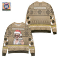 The Big Lebowski The Dude Abides Ugly Christmas Sweater