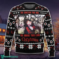 The Crazier You Are, The More You Love Christmas Kakegurui Ugly Christmas Sweater Unique Gift