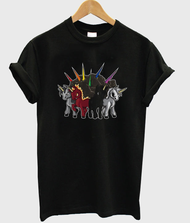 the four unicorn t-shirt Hoodie, Sweatshirt | PureTeeCo.com