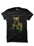 The God Of Mischief Black T-Shirt Hoodie, Sweatshirt | PureTeeCo.com