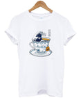 the great wave of kanagawa tea cup t-shirt Hoodie, Sweatshirt | PureTeeCo.com