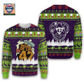 The Hitchhiker’s Guide to the Galaxy Ugly Christmas Sweater, 3D All Over Print Pullover, Hitchhiker Fan Gift