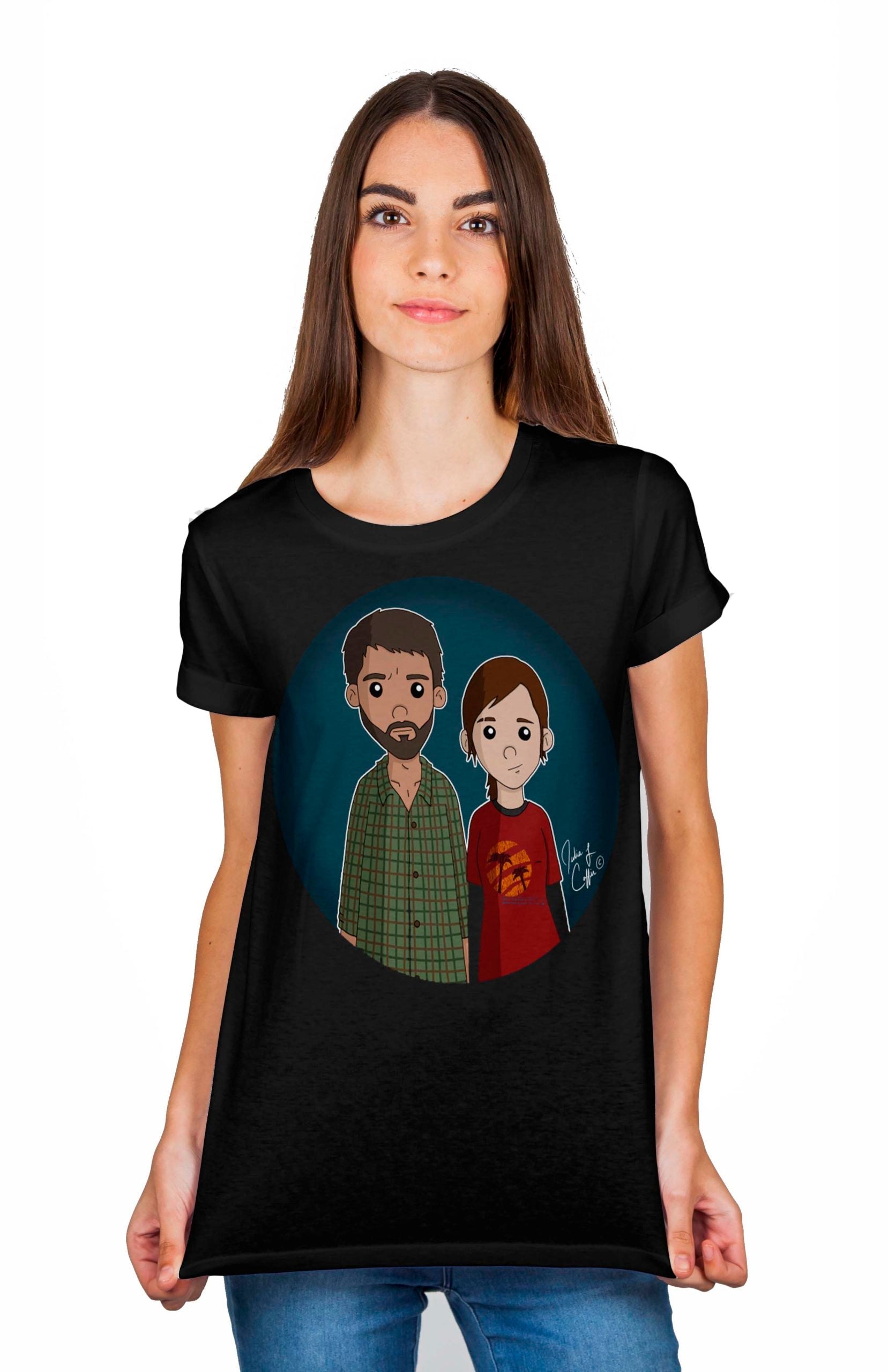 The Last Of Us Girlâ€™s Black T-Shirt Style001 Hoodie, Sweatshirt | PureTeeCo.com