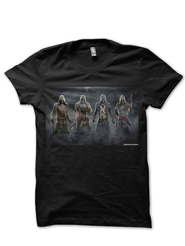 Assassinâ€™s Creed Black T-Shirt Style005 Hoodie, Sweatshirt | PureTeeCo.com