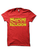 Weapons Are Part Of My Religion Red T-Shirt Hoodie, Sweatshirt | PureTeeCo.com