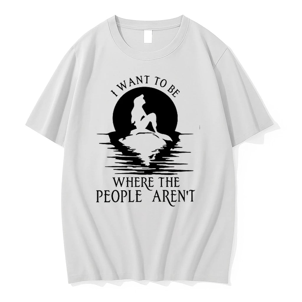 The Mermaid I Want To Be Where The People Arent 0 Tshirts Sweater