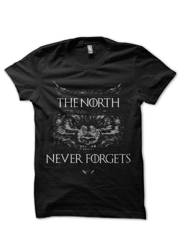 The North Rembers Black Tee Hoodie, Sweatshirt | PureTeeCo.com